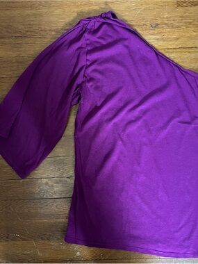 Purple Women’s One-Shoulder Top